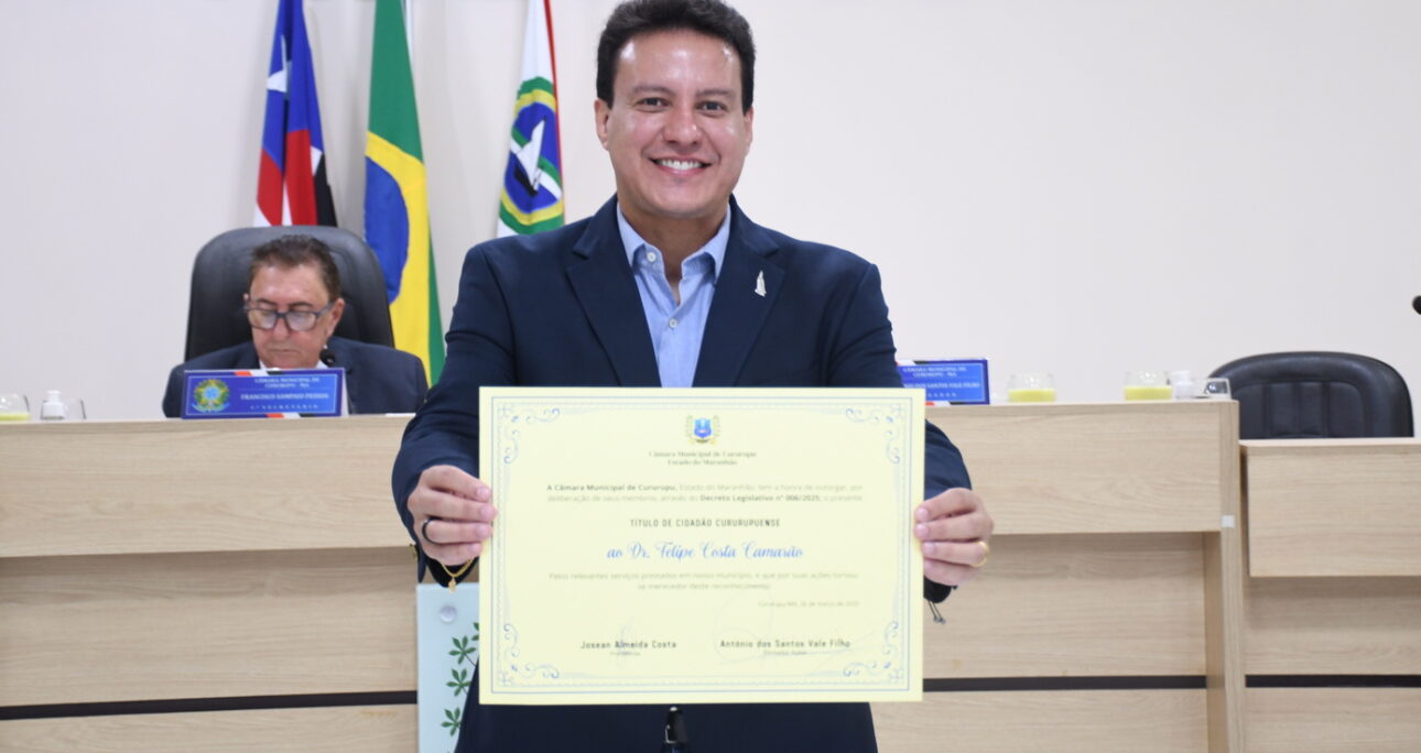 Cidadão Cururupuense: governador em Exercício, Felipe Camarão, recebe Título de Cidadão e dialoga com lideranças em Cururupu