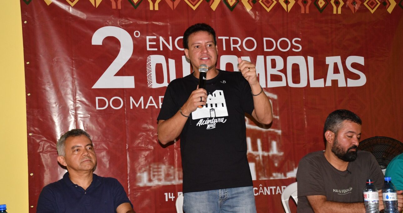 Em Alcântara, vice-governador Felipe Camarão participa de Encontro com mais de 250 líderes quilombolas do estado