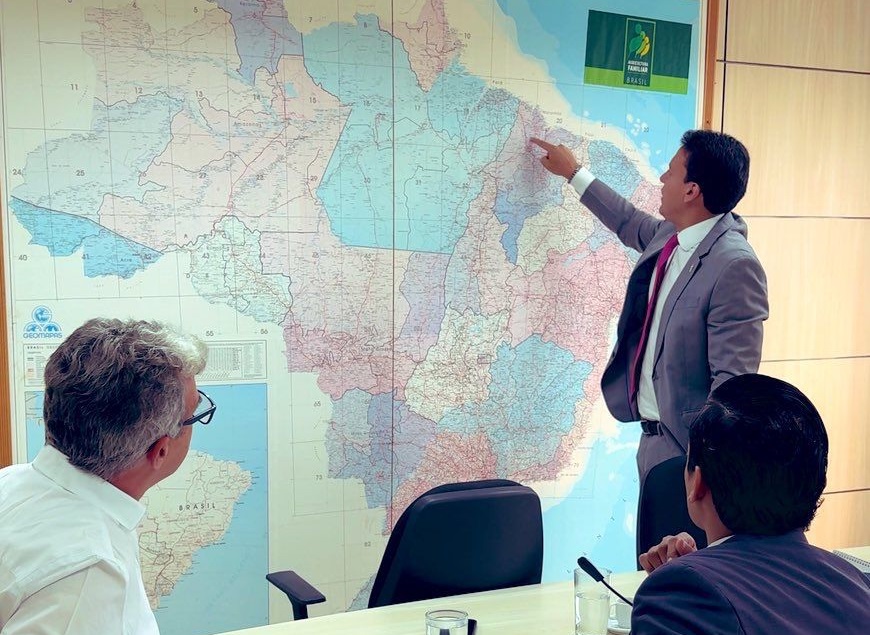 Em Brasília, Felipe Camarão dialoga com órgãos federais sobre titulação de terras, agricultura familiar e precatórios do Fundef