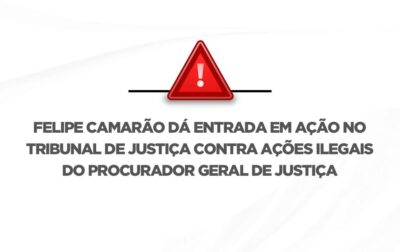Felipe Camarão dá entrada em ação no Tribunal de Justiça contra ações ilegais do Procurador Geral de Justiça