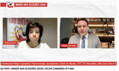 Em entrevista nacional, Felipe Camarão defende protagonismo do Maranhão e reforça compromisso com legado do Governo Lula