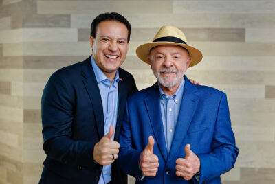 Estreia de propaganda de Camarão na TV destaca trajetória profissional e presidente Lula