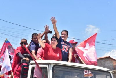 Felipe Camarão inaugura comitê em Barreirinhas e segue Rota do 13 nos Lençóis e no Baixo Parnaíba