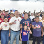 Felipe Camarão e Rodrigo Lago juntos em plenária da Educação em São Luís