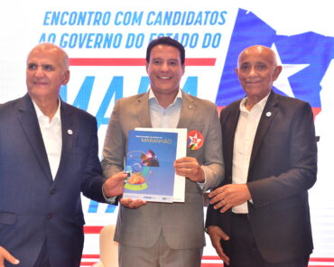 Em encontro na Fiema, Felipe Camarão defende industrialização e agregação de valor para transformar economia do Maranhão