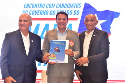 Em encontro na Fiema, Felipe Camarão defende industrialização e agregação de valor para transformar economia do Maranhão